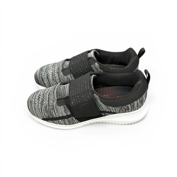 Hoopoe Slip-On Featherlight 9 oz Walking Sneakers Black Gray Sparkle Women's 8 - Picture 2 of 6